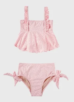 Aqua Blu Shop Juniors (3-7)|Sets^Stepping Stones Frill Bikini Set