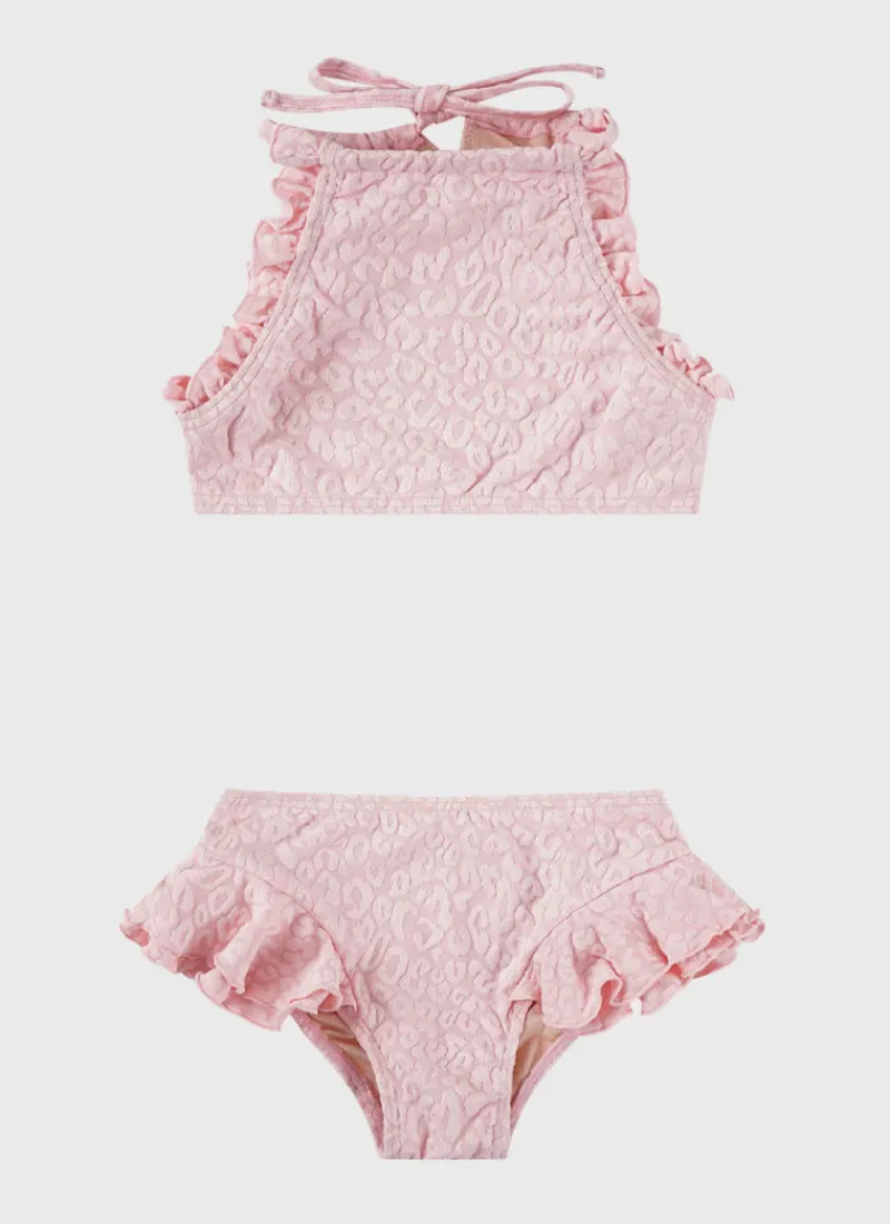 Aqua Blu Shop Juniors (3-7)|Sets^Stepping Stones Halter Neck Bikini Set (SAMPLE) Fairyfloss