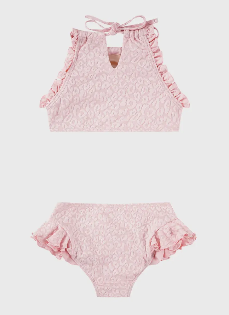 Aqua Blu Shop Juniors (3-7)|Sets^Stepping Stones Halter Neck Bikini Set (SAMPLE) Fairyfloss