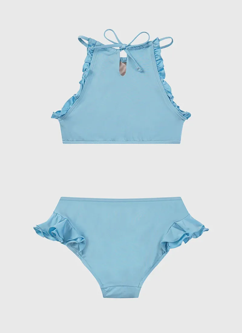 Aqua Blu Shop Juniors (3-7)|Sets^Stepping Stones Halter Neck Bikini Set