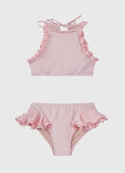 Aqua Blu Shop Juniors (3-7)|Sets^Stepping Stones Halter Neck Bikini Set