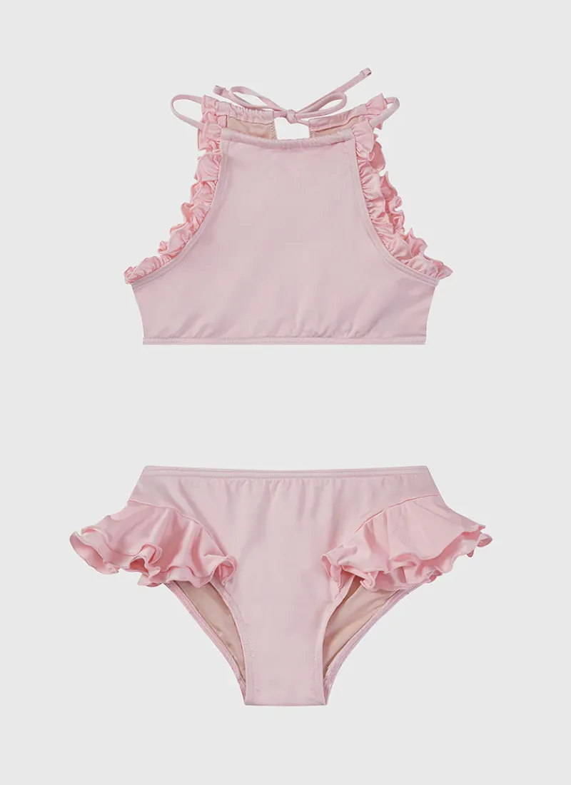 Aqua Blu Shop Juniors (3-7)|Sets^Stepping Stones Halter Neck Bikini Set