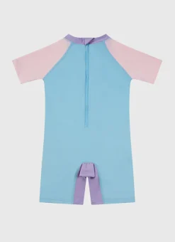 Aqua Blu Shop Infants (00-2)|One Pieces^Stepping Stones Short Sleeve Sunsuit Multicolor