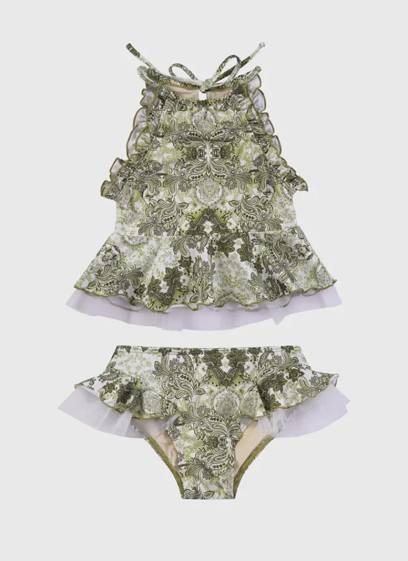 Aqua Blu Shop Juniors (3-7)|Sets^Halter Neck Bikini Set Tapestry