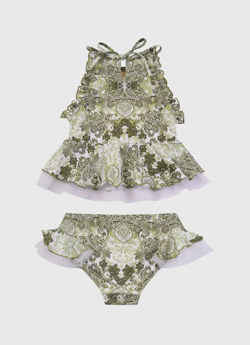 Aqua Blu Shop Juniors (3-7)|Sets^Halter Neck Bikini Set Tapestry