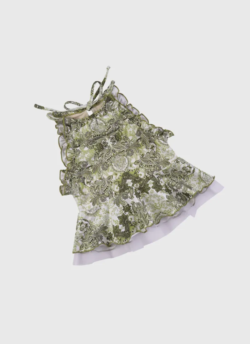 Aqua Blu Shop Juniors (3-7)|Sets^Halter Neck Bikini Set Tapestry