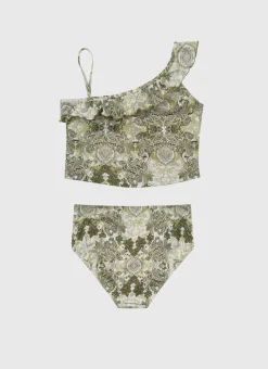 Aqua Blu Shop Teens (8-16)|Sets^One Shoulder Bikini Set Tapestry