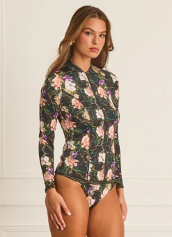 Aqua Blu Rash Guards|Tops^Lyla Rash Guard Tempest