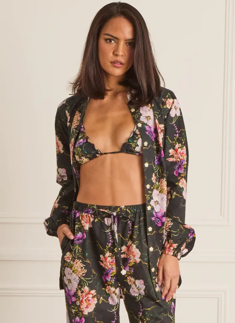 Aqua Blu Tops^Odilia Beach Shirt Tempest