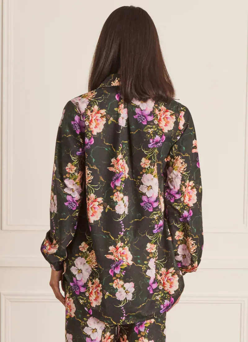 Aqua Blu Tops^Odilia Beach Shirt Tempest