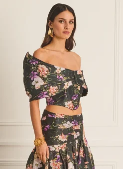 Aqua Blu Tops^Robin Corset tempest