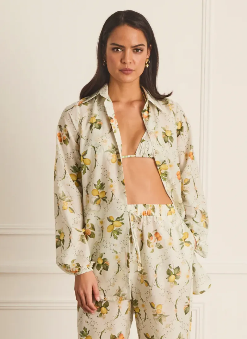 Aqua Blu Tops^Odilia Beach Shirt Valencia