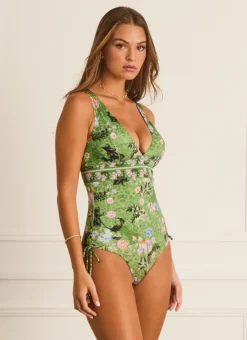 Aqua Blu One Pieces^Jacquelin DD/E Cup One Piece Vernalis