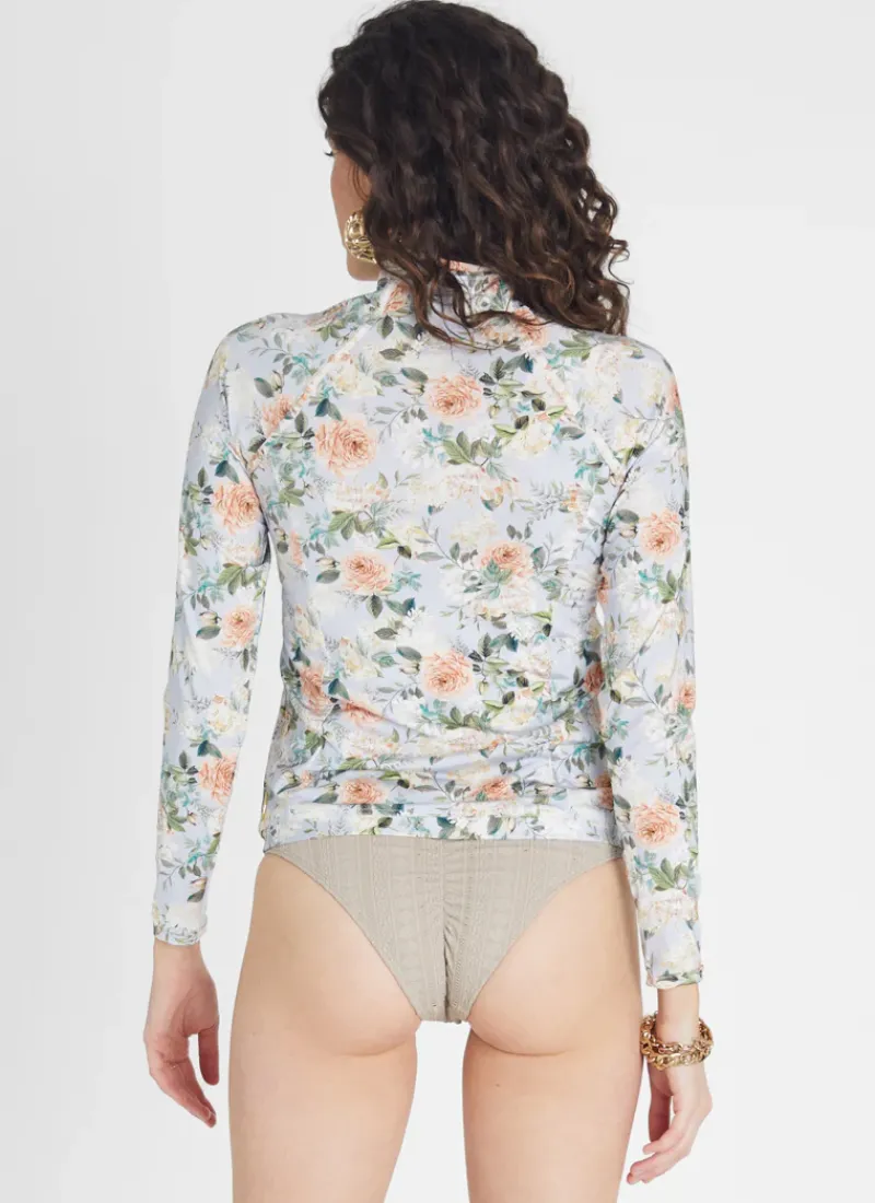 Aqua Blu Rash Guards|Tops^Hayley Rash Guard Vervain