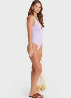 Aqua Blu One Pieces^Alana DD/E Cup One Piece Viola