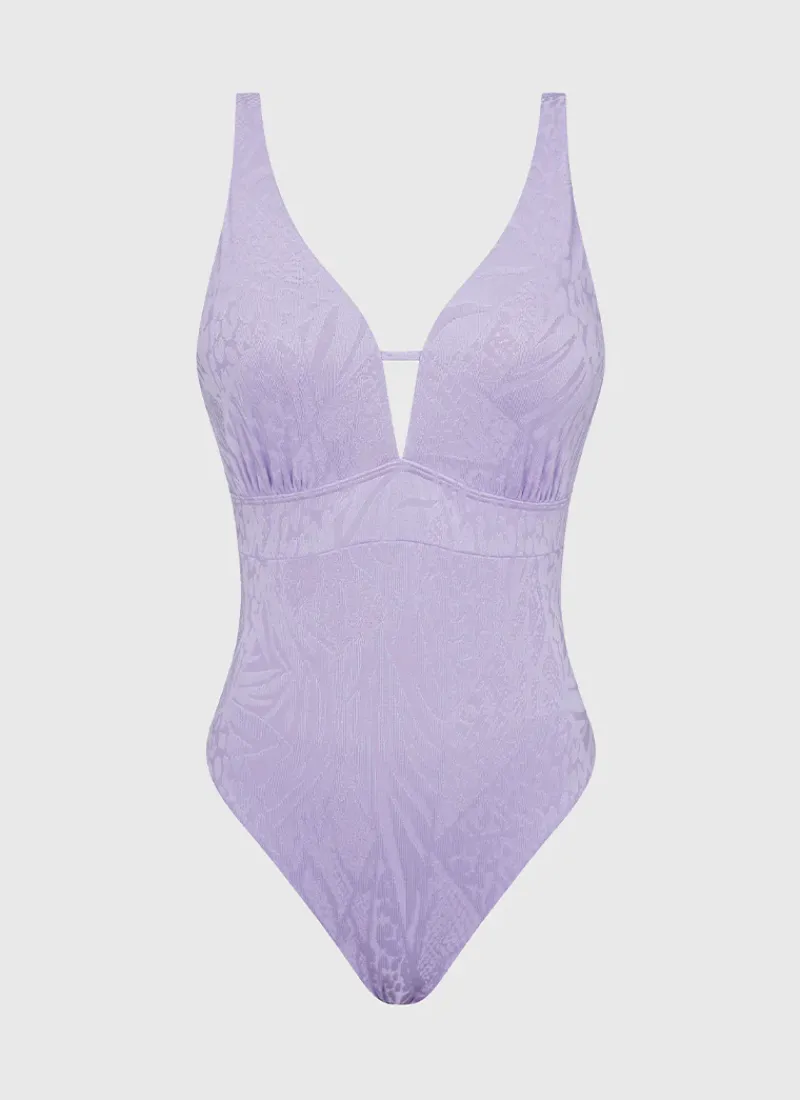 Aqua Blu One Pieces^Alana DD/E Cup One Piece Viola