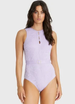 Aqua Blu One Pieces^Prudence One Piece Viola