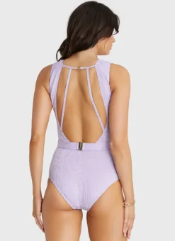 Aqua Blu One Pieces^Prudence One Piece Viola