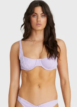 Aqua Blu Tops^Zara Balconette Viola