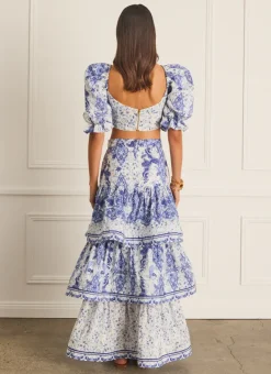 Aqua Blu Bottoms|Skirts^Celeste Maxi Skirt (SAMPLE) Willow