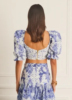 Aqua Blu Tops^Dani Corset Willow