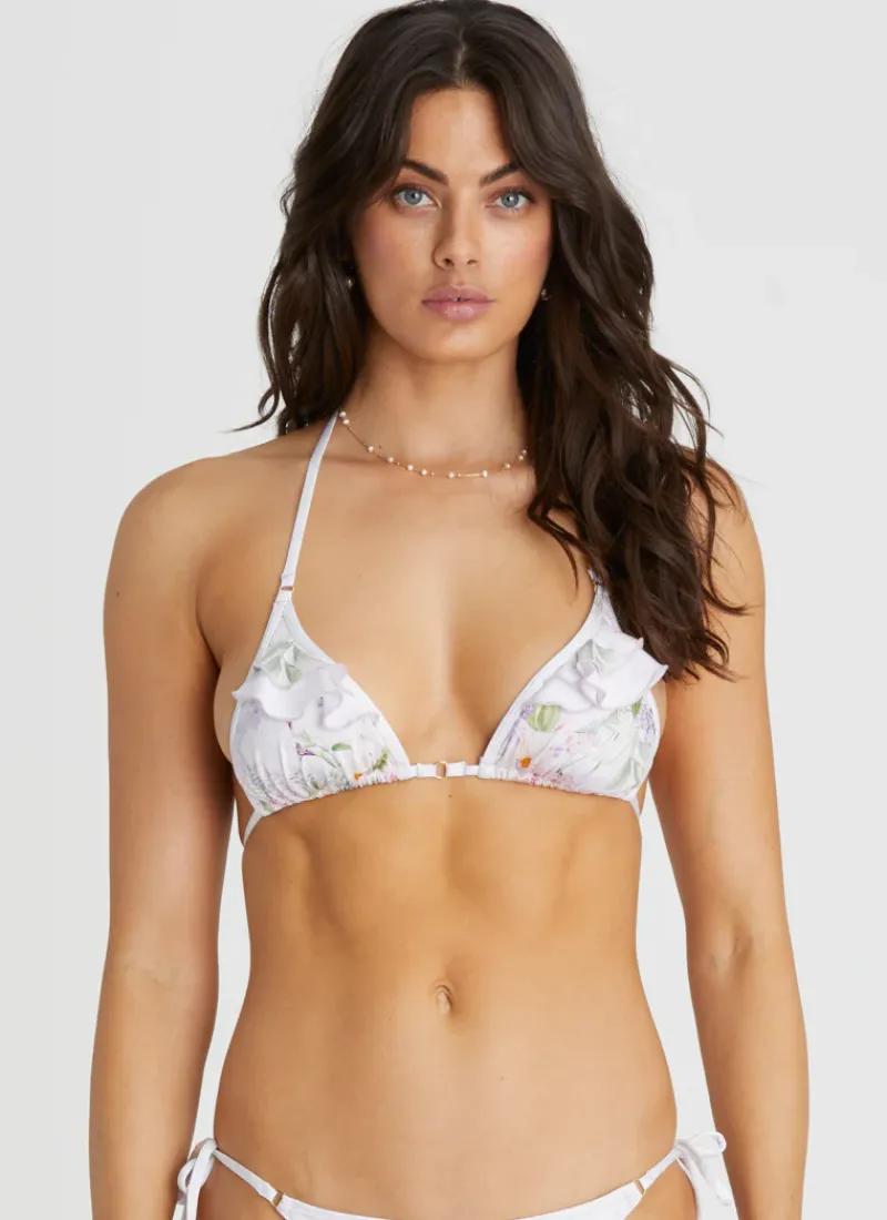 Aqua Blu Tops^Aaliyah Triangle Zephyr